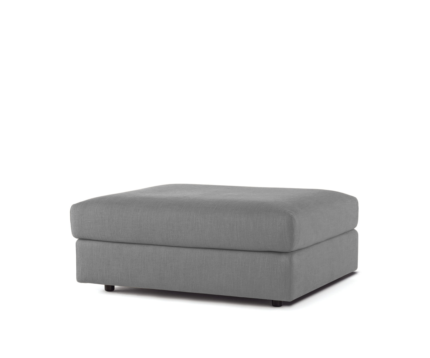 Exklusiver Prostoria Classic Pouf Design Hocker in Grau