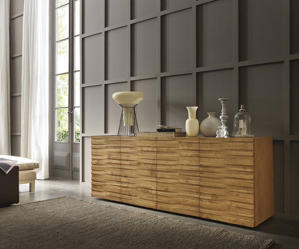 FGF Mobili Massivholz Sideboard Waves
