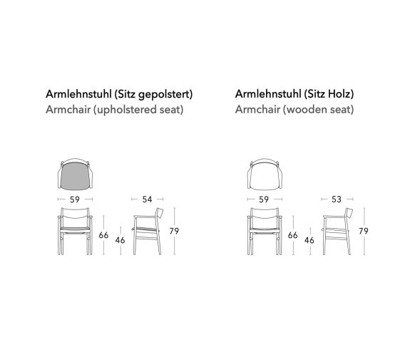 Conde House Kamuy Designer Armchair Dimensions Sketch Sizes Sizes