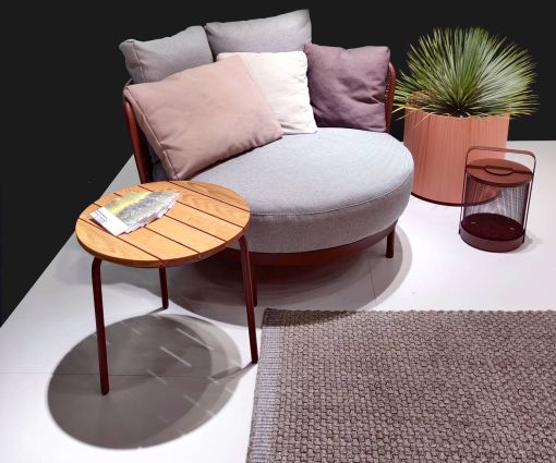 Luxury lounge chair armchair for outdoors