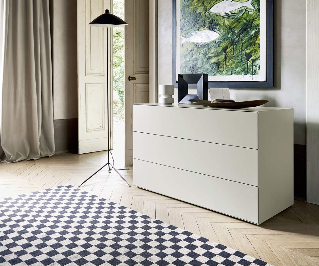 High-quality Livitalia Ecletto design chest of drawers with 3 drawers