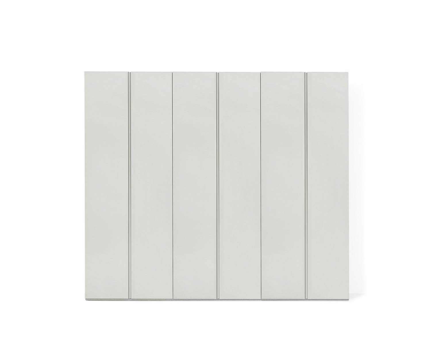 Exclusive Livitalia Design wardrobe Sinua in white high gloss