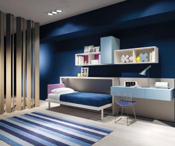 High-quality Clei Kali 90x200 Designer wardrobe bed for children's rooms