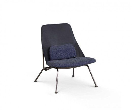 Exclusive Prostoria Strain armchair blue anthracite chrome black