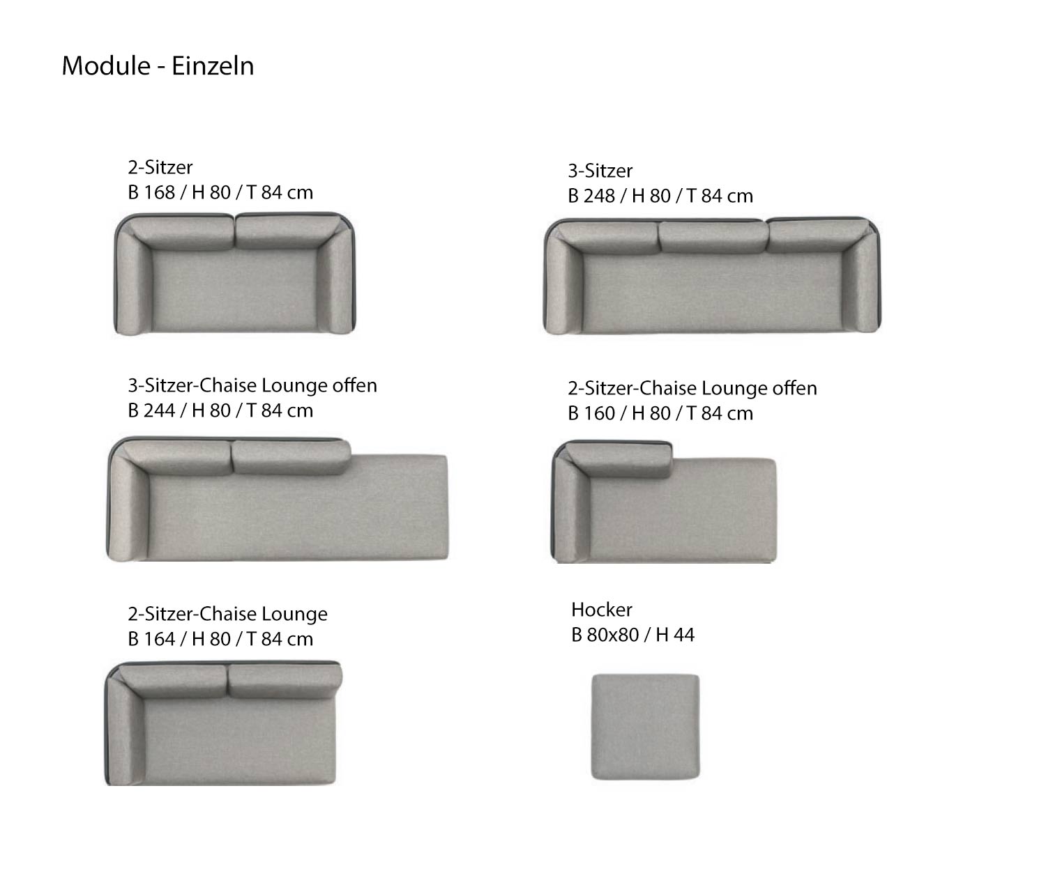 Todus Baza garden sofa modules