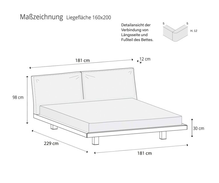 Novamobili Bed Nido Dimensions Sizes Sizes Dimensions Sketch Dimensions 160