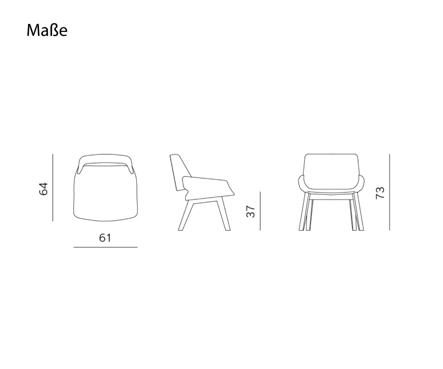 Prostoria Armchair Monk Sketch Dimensions Sizes Sizes