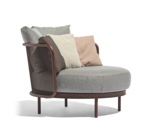 Todus Baza Round armchair for garden