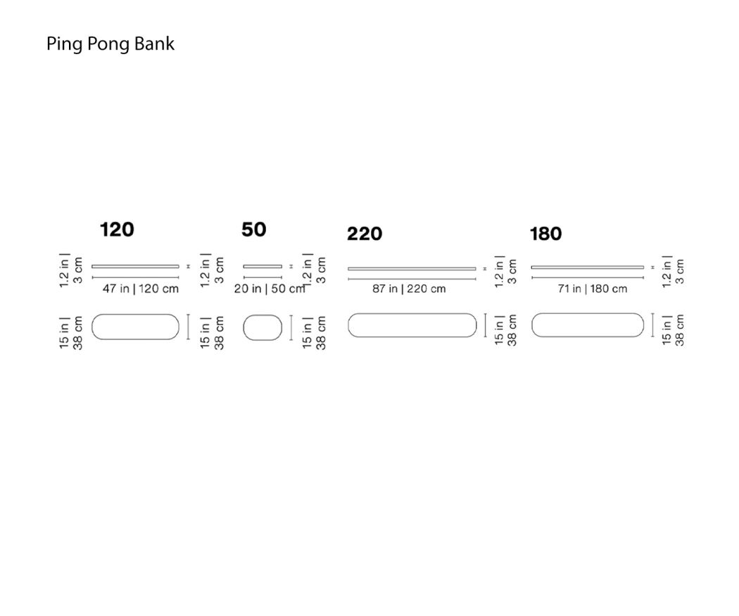 Overview sketch RS Barcelona Benches Ping Pong seat