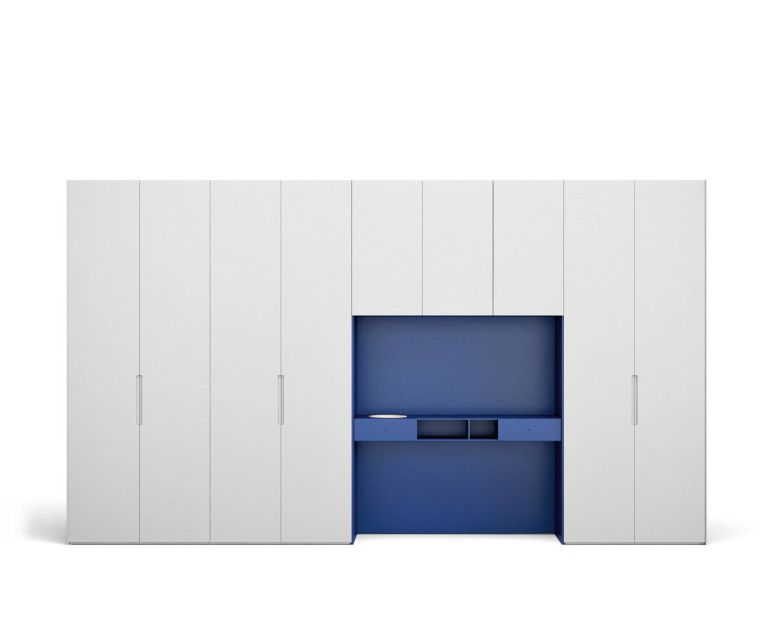 Exclusive Novamobili Design wardrobe Vico with desk