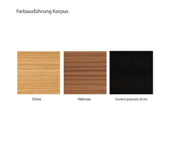 Design TV design lowboard Malmö wood veneer oak walnut walnut light dark stained