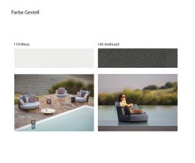 Todus Baza Round Frame colour White Grey Dark grey Anthracite