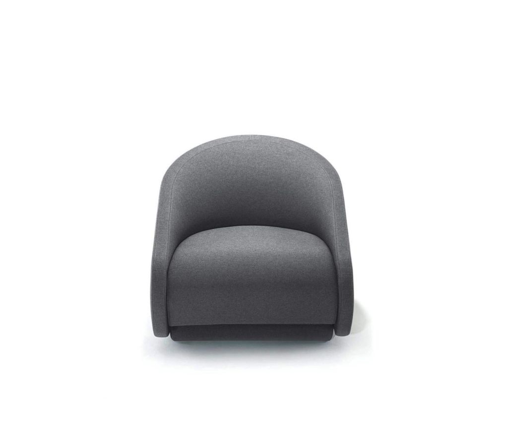 Prostoria Designer sleeper chair UpLift with grey fabric cover