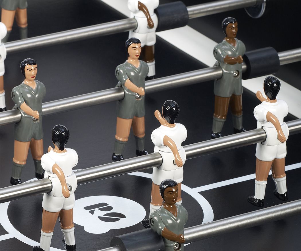 RS Barcelona Foosball table RS#2 player in detail hand-painted finish