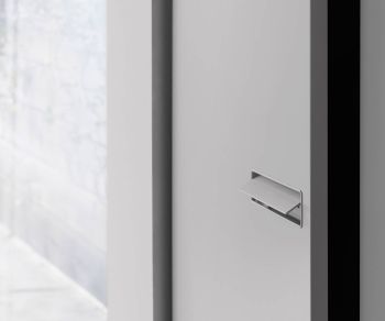 Design Novamobili Wardrobe Move in detail the recessed handle