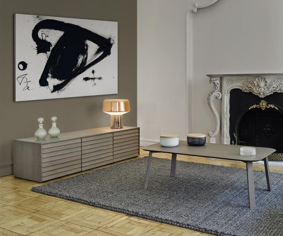 Punt Sussex TV Design Sideboard Floor B177 Oak Grey Siena