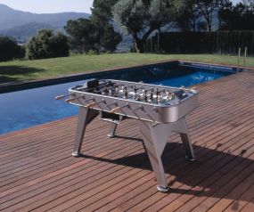 RS Barcelona Table football RS#2 stainless steel outdoor by the pool