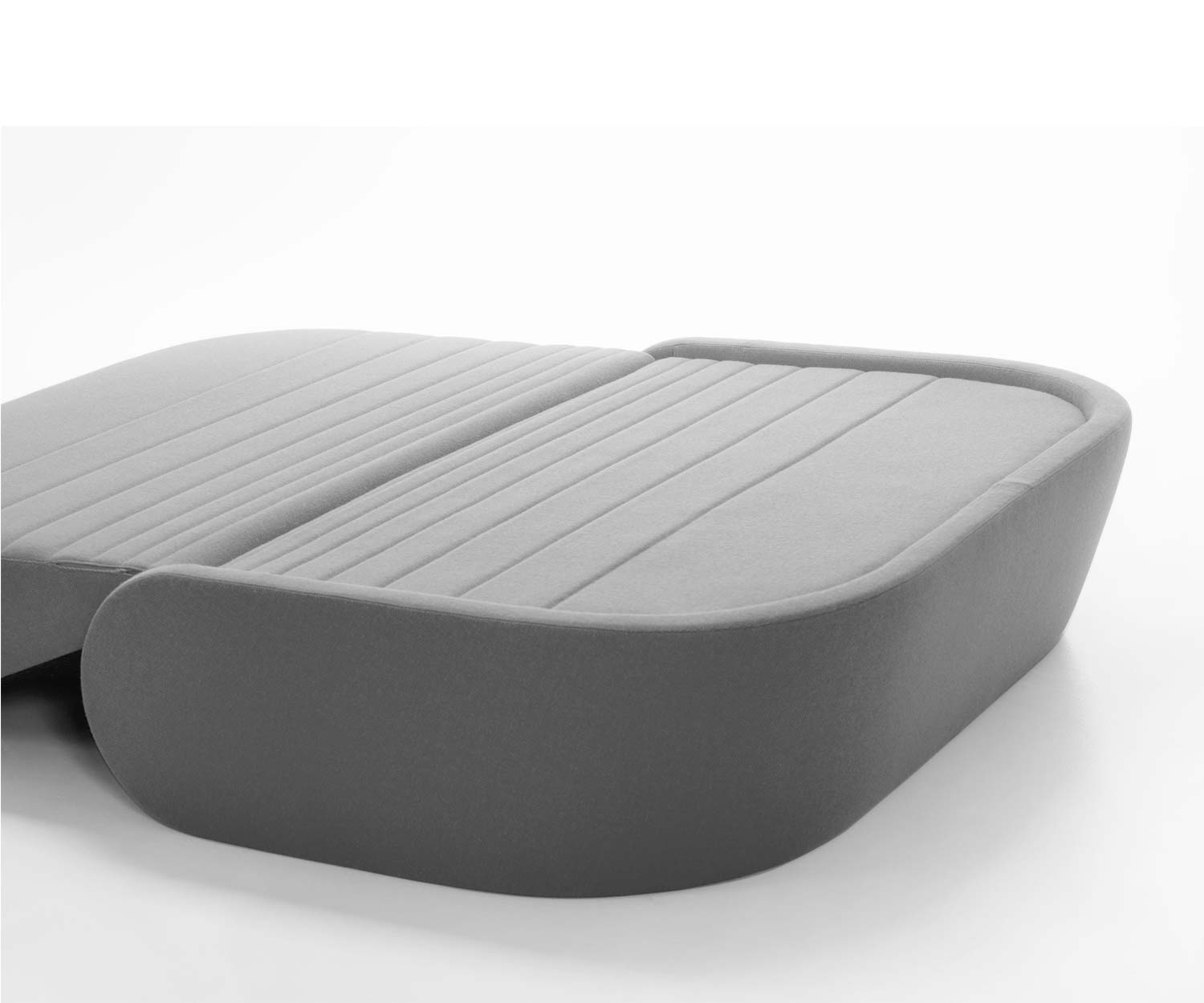 Fold-out Prosoria Up Lift sofa bed with generous lying surface as a guest bed