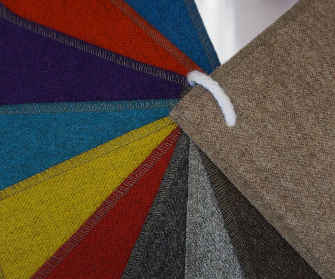 Prostoria Synergy fabric detail in the different colours