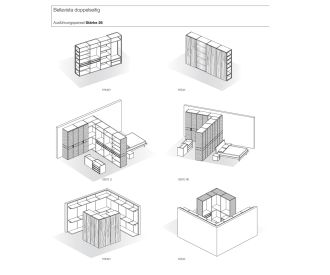 Livitalia Bellavista designer dressing room system examples 2