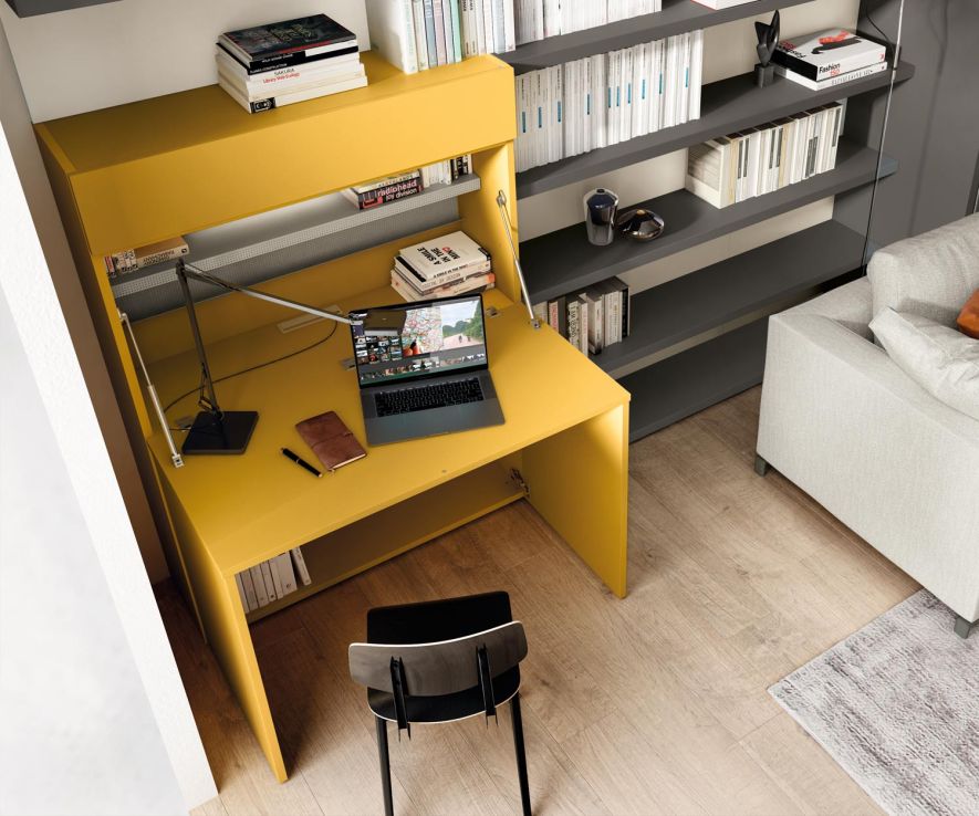 Clei Home office highboard with integrated desk