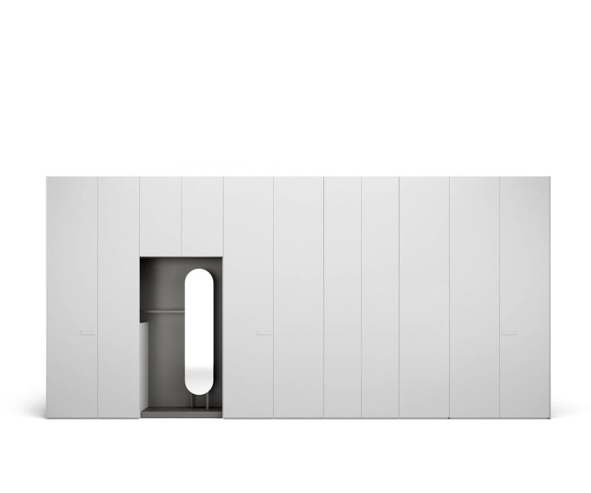 Exclusive Novamobili Move Design wardrobe with coat rack