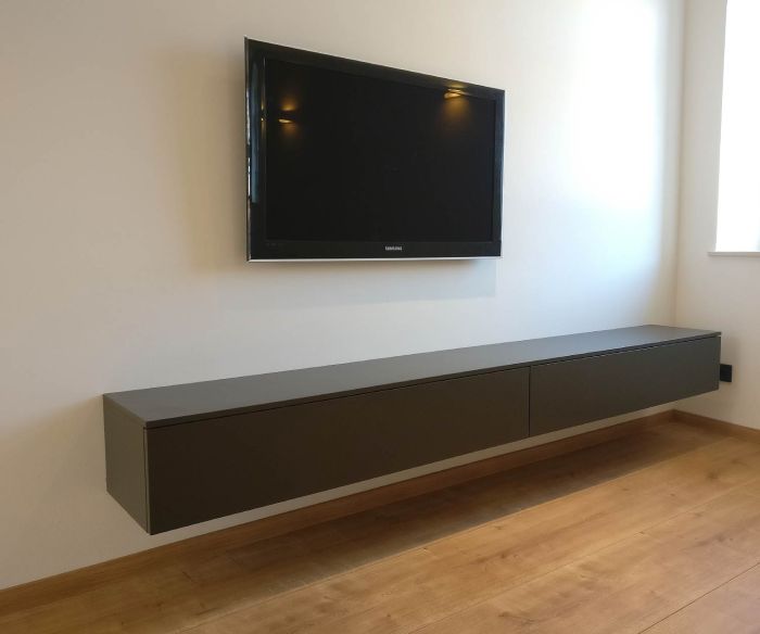 Design lowboard for wall mounting